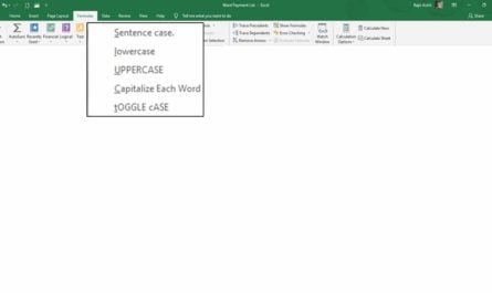 Change Case of Text in Microsoft Excel