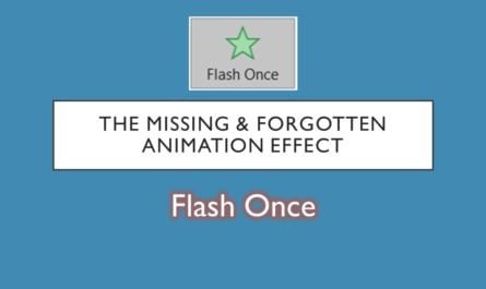 Flash Once Effect in PowerPoint