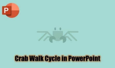 Crab Walk Cycle Animation in Powerpoint