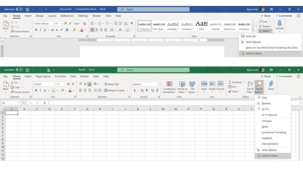 How To Use Selection Pane in PowerPoint, Word, and Excel Tutorial