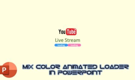 Mix Color Animated Loader in PowerPoint