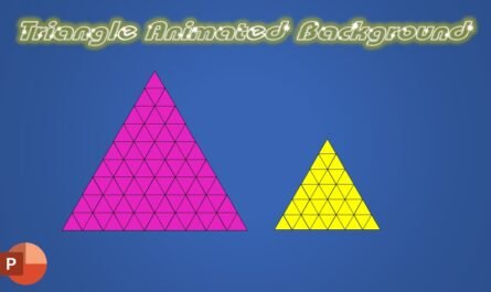 Triangles Animated Background in PowerPoint