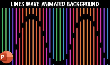 Lines Wave Animation in PowerPoint