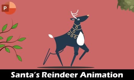 Santa's Reindeer Animation in PowerPoint