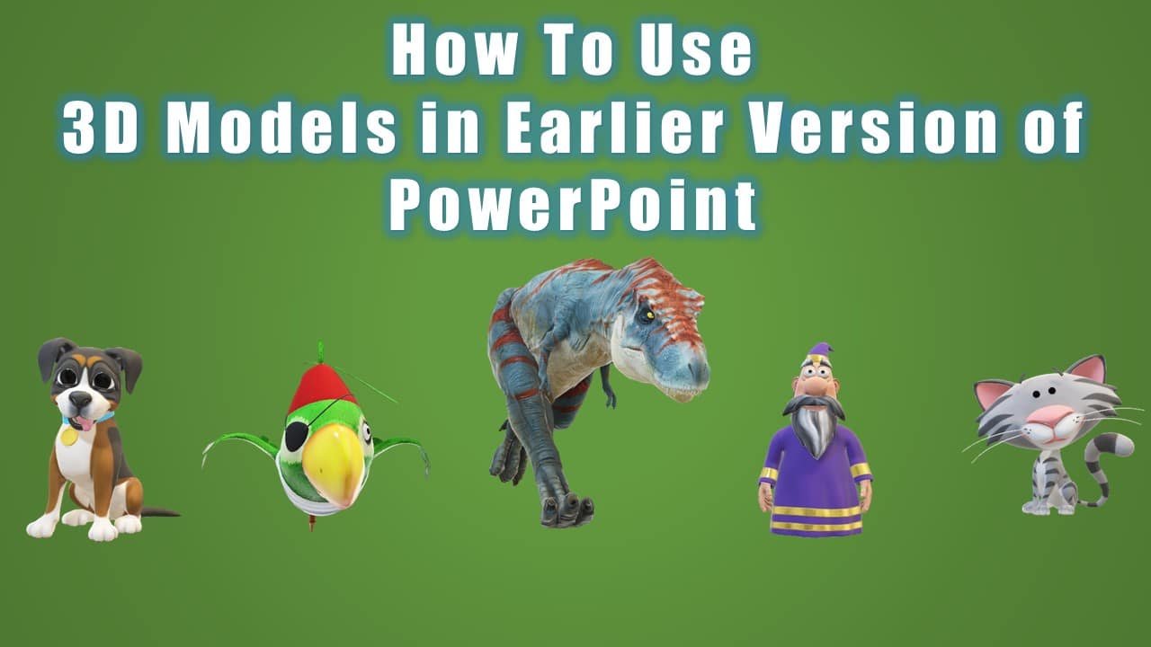 How To Download And Insert 3D Models In PowerPoint 2016 Tutorial