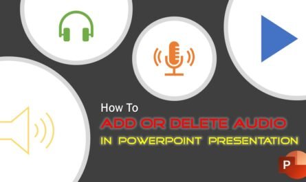 How To Add or Delete Audio in PowerPoint