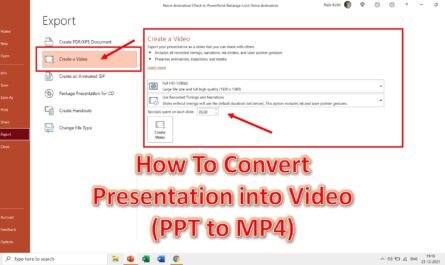 Presentation to Video - PPT to MP4