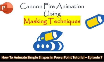 Cannon Fire Animation in PowerPoint