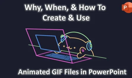 How To Create and Use Animated GIF Files in PowerPoint Tutorial