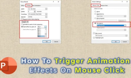Trigger Animation On Mouse Click in PowerPoint Tutorial For Beginners