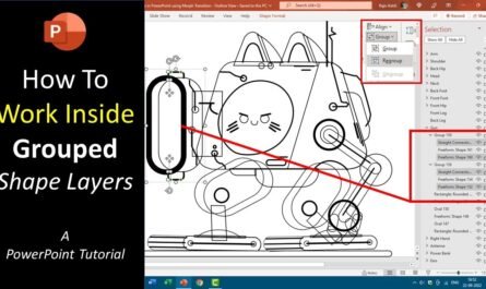 How To Work Inside Grouped Objects in PowerPoint